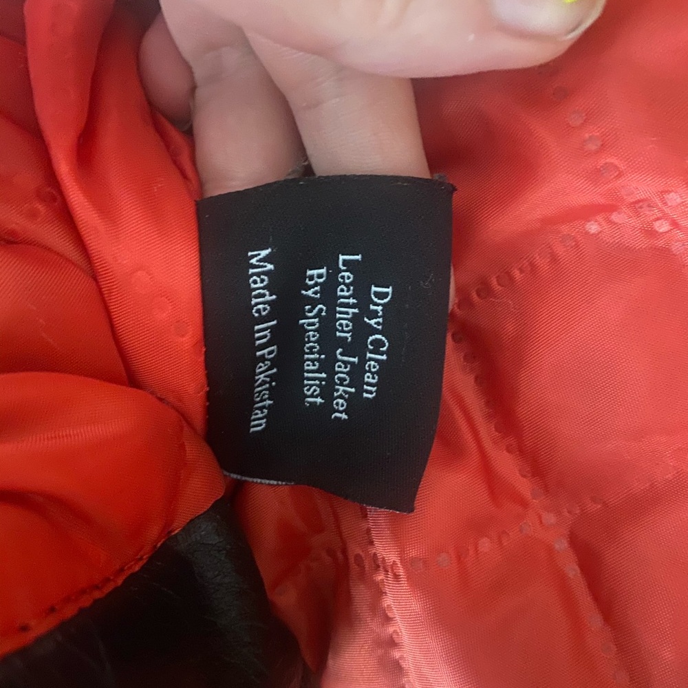 Black Leather Jacket Straight To Hell - image 3